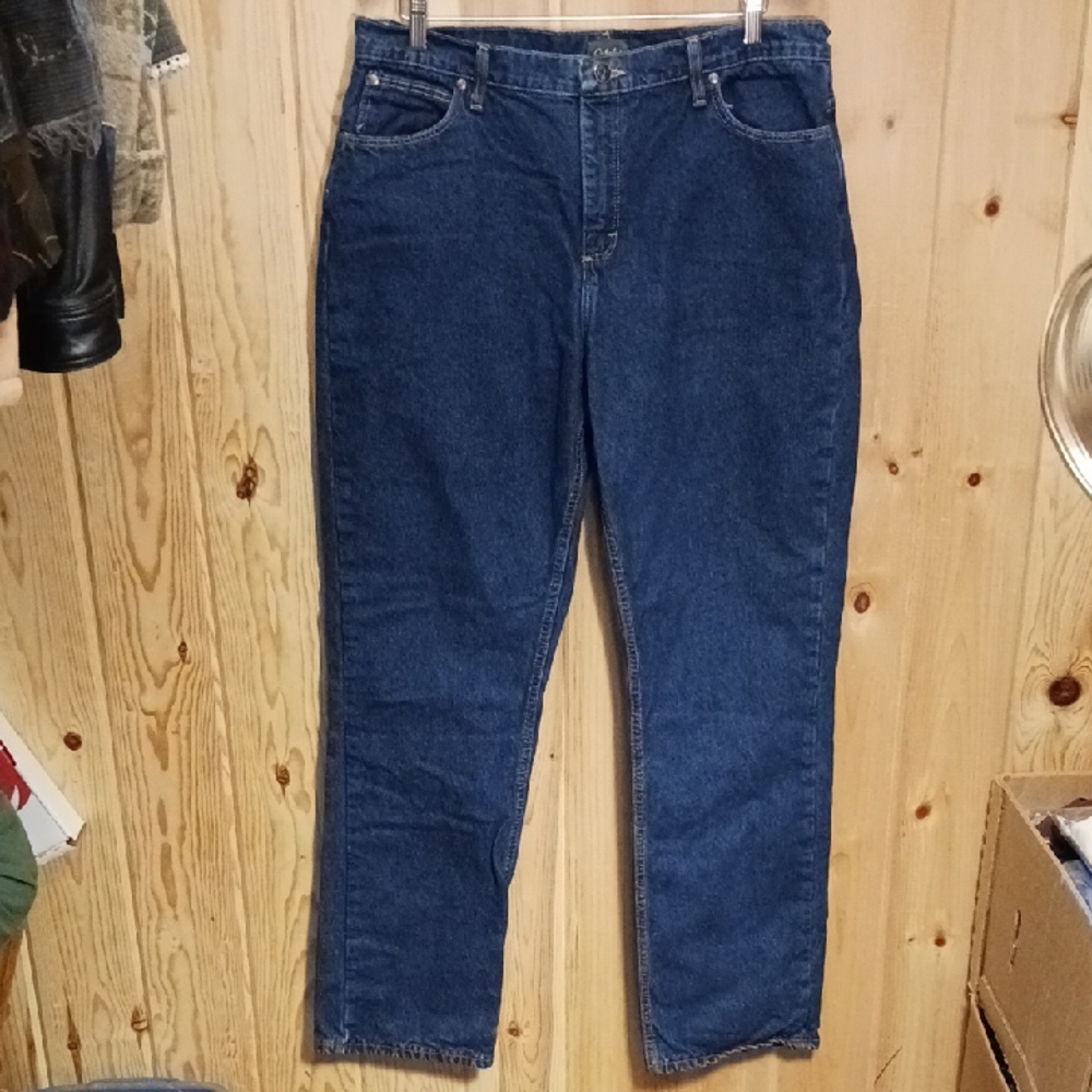 Cabela's Flannel Lined Five-Pocket Jeans - 16Long